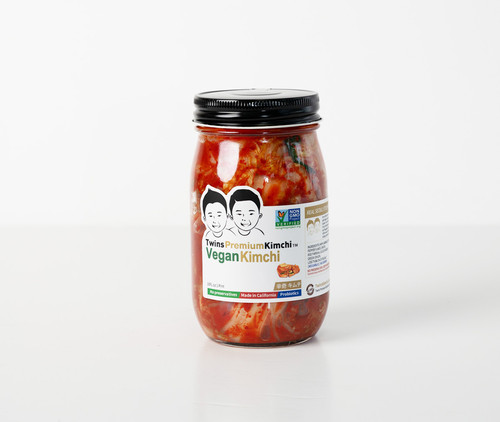 Twins Premium Kimchi Sliced Vegan Kimchi 16oz | Twins Premium Kimchi