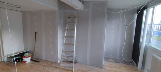 Kontorsrenovering i Göteborg, Byggnad, Snickeri, Renovering