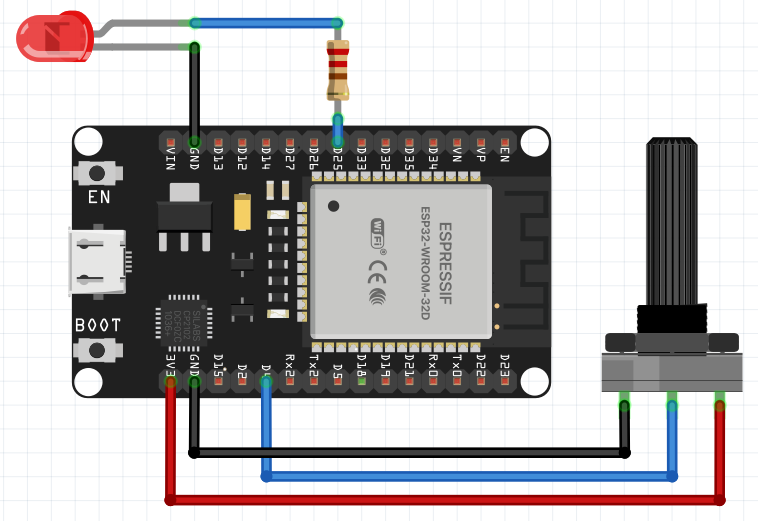 ESP32 analog output project