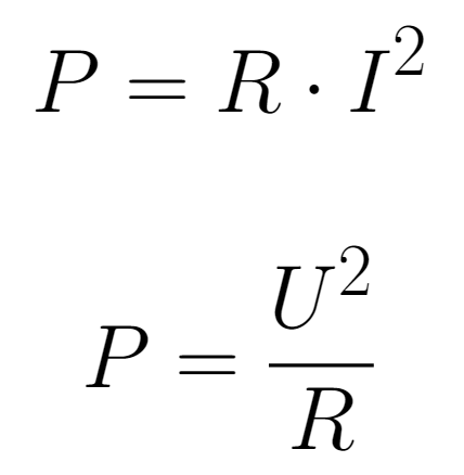 Consumed Power in Resistors
