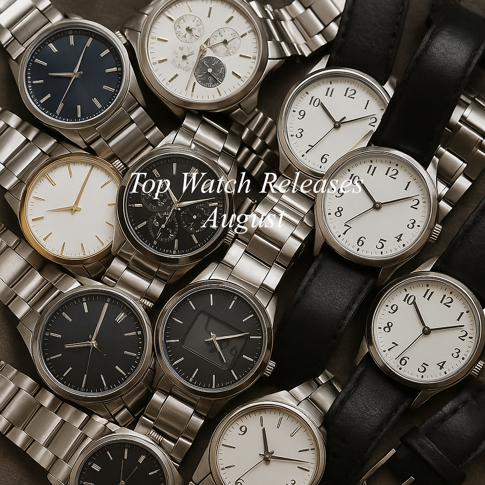 AUGUST WATCH RELEASES