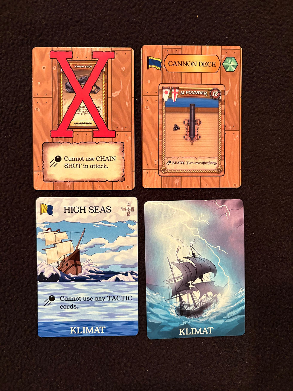 Expansion Pack - Cannon Deck + Klimat cards