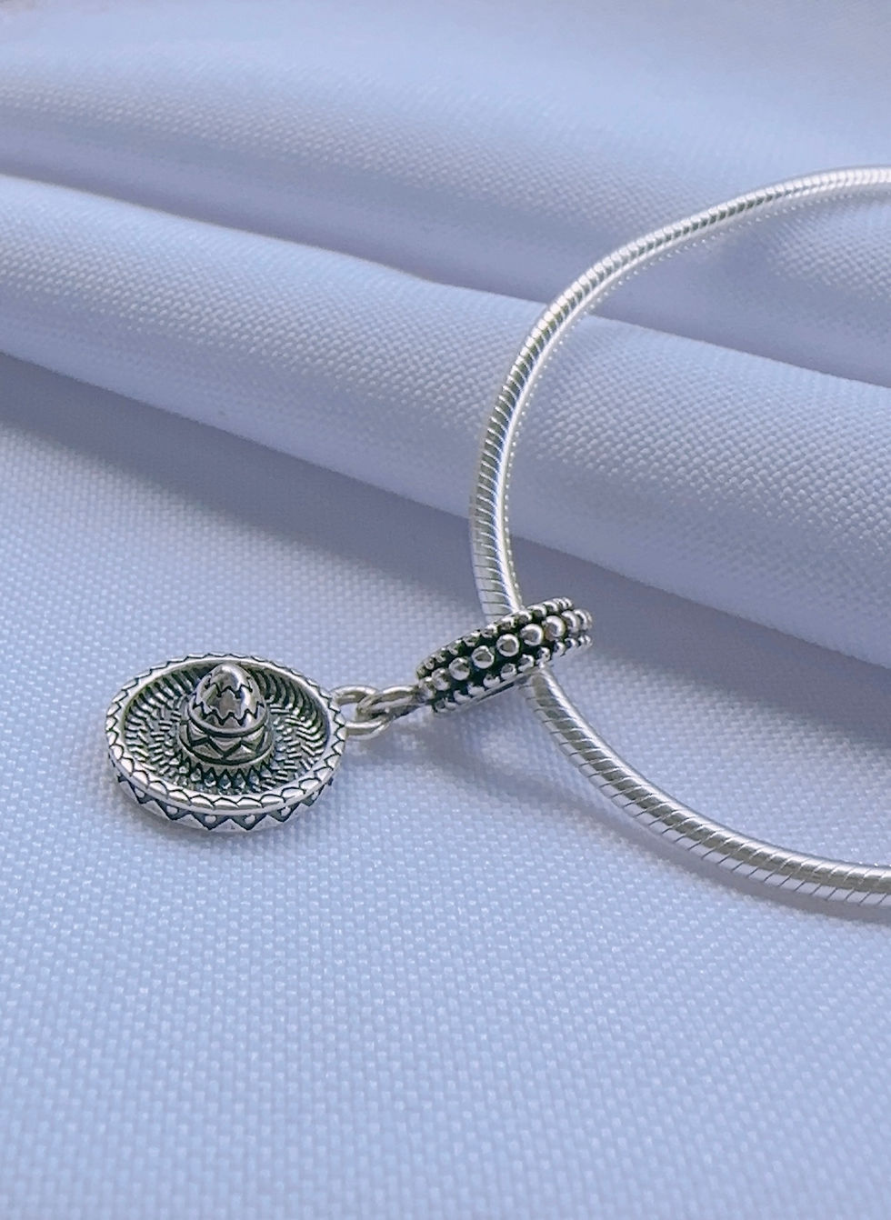 Miniatura: Charm colgante sombrero M plata 925 P