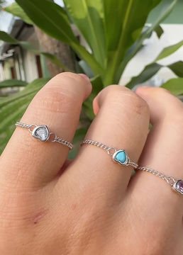 Miniatura: Anillos Cadena corazón plata 925 Pand