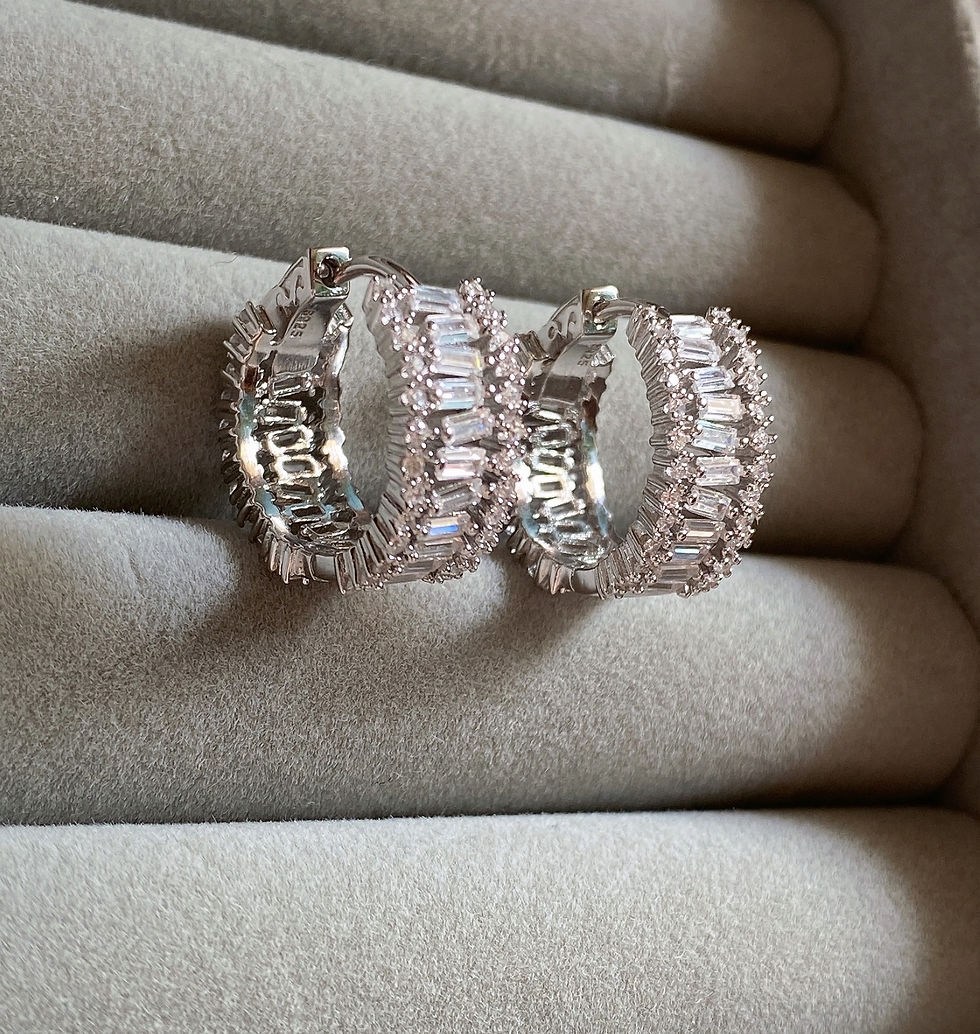 Miniatura: Argollas enjoye especial plata 925