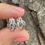 Miniatura: Aretes Huggies colores plata 925 italiano