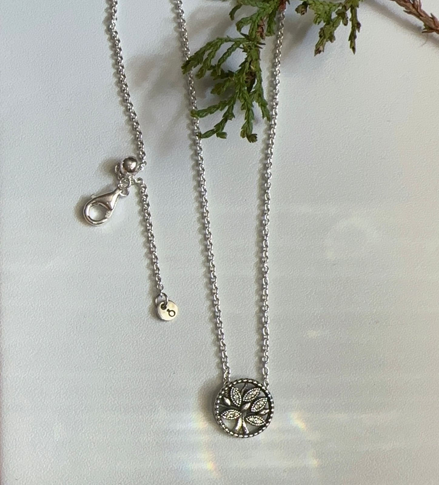 Collar árbol de la vida plata 925.Regulable