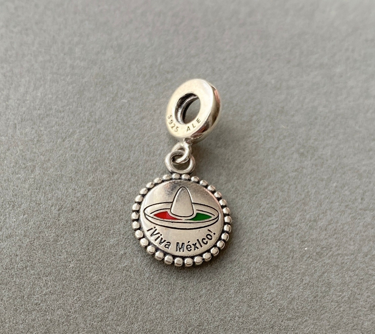 Charm colgante viva Mexico plata 925