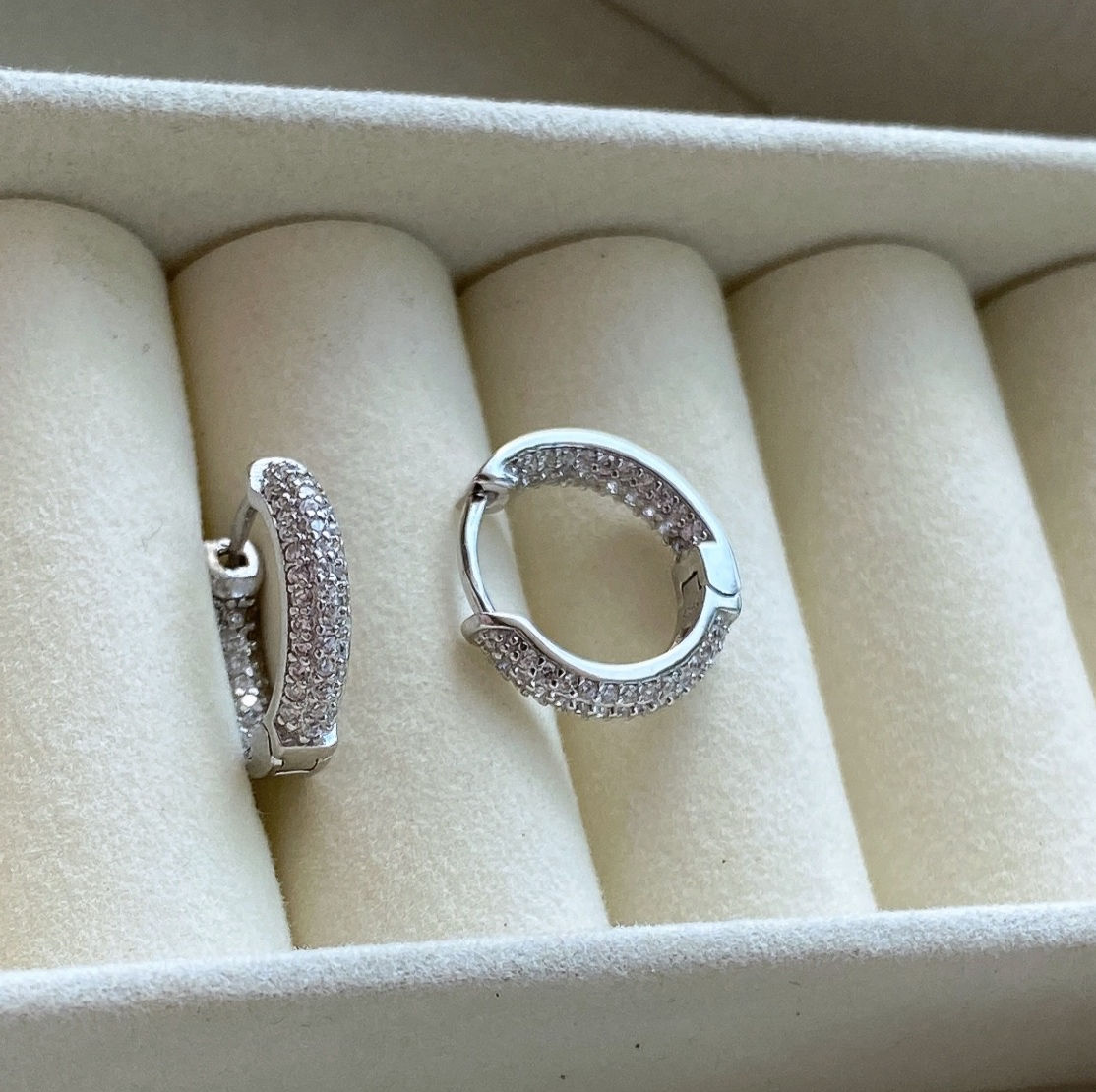 Aretes argolla enjoye especial plata 925