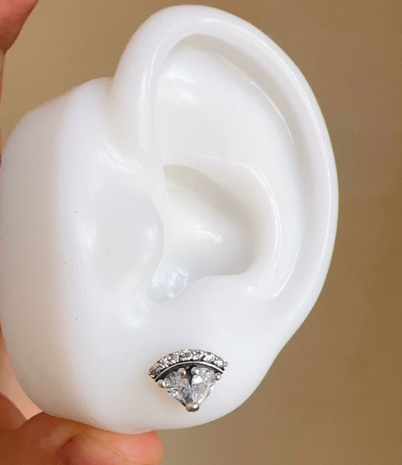 Aretes abanico plata 925