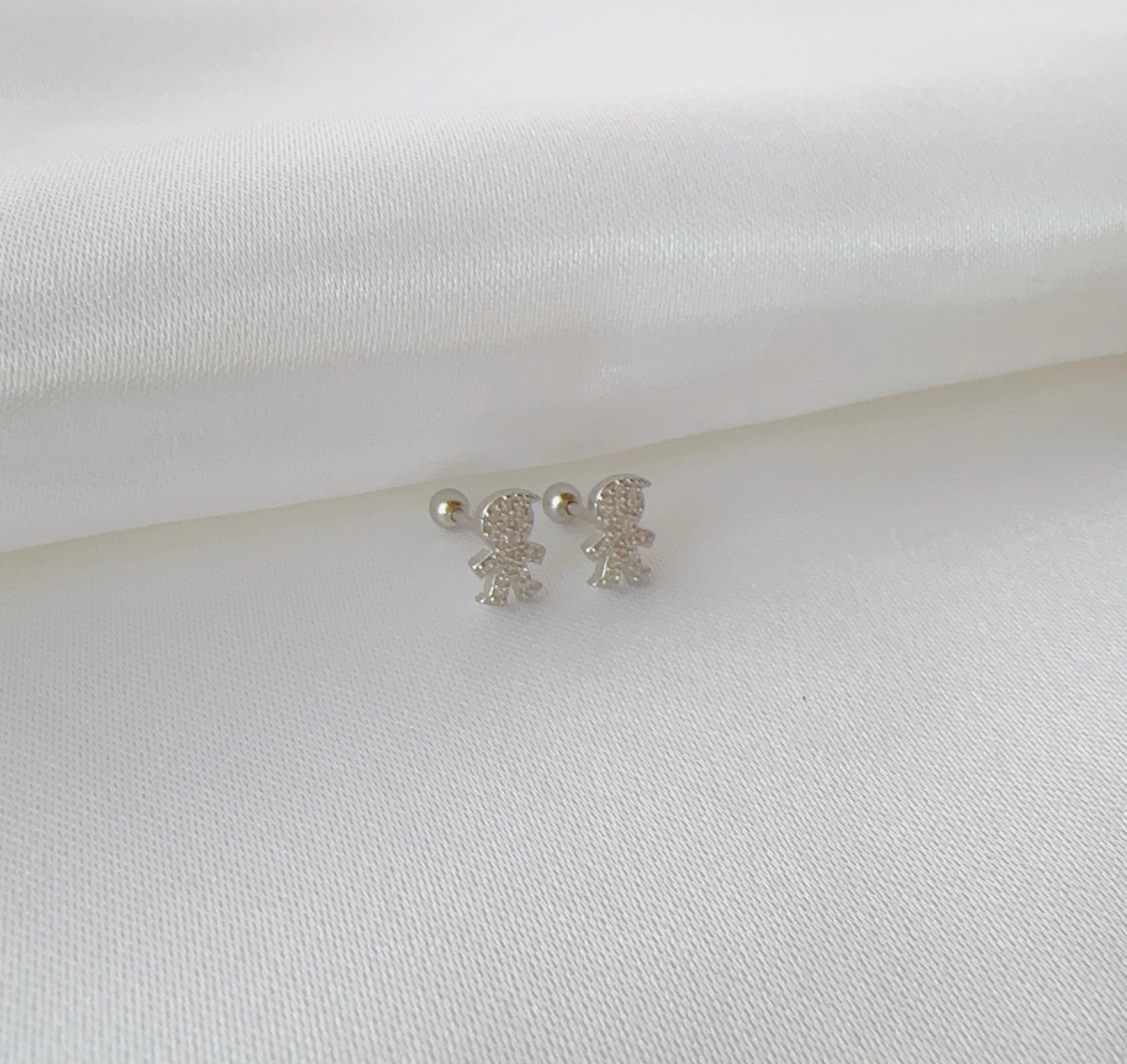 Aretes ortopédico plata 925 