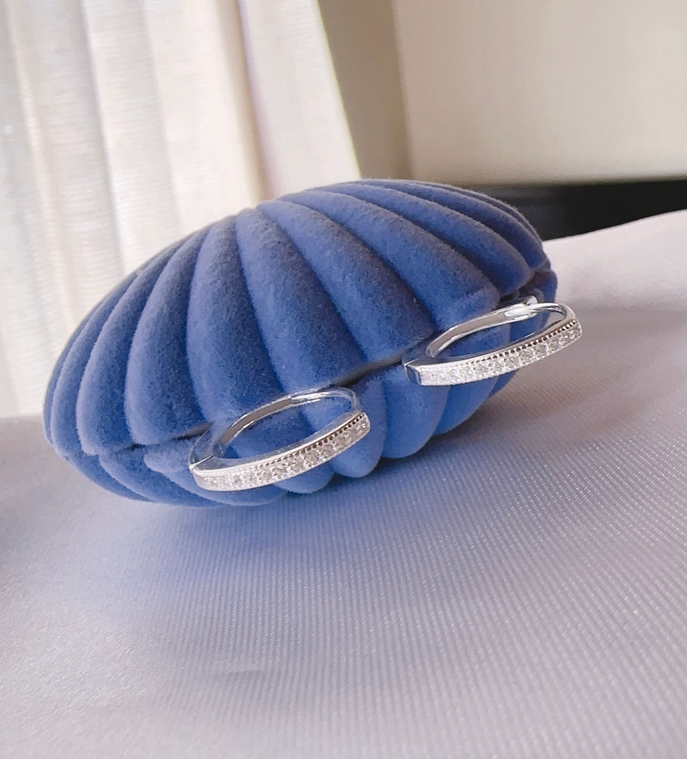 Aretes Huggies plata 925 