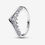 Miniatura: Anillo en v deseo brillante Plata 925 Pand 