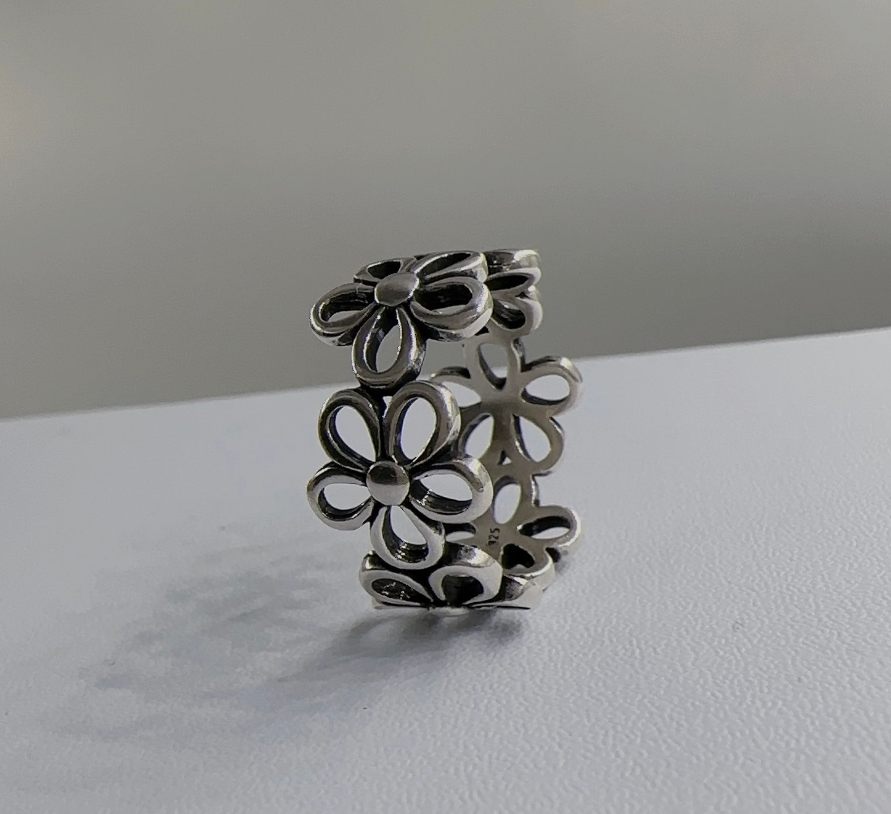 Anillo flores Plata 925 Tailandés 