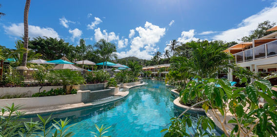 Representative resort experience imagery for a Sandals Halcyon Beach destination wedding in Saint Lucia