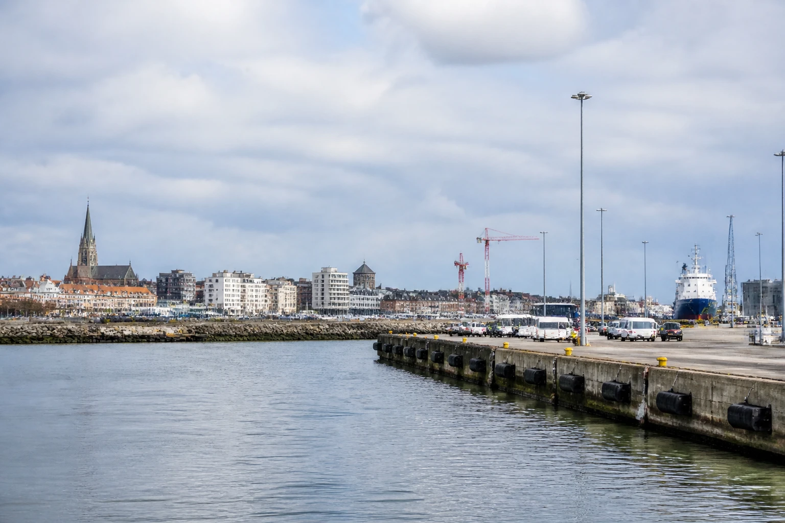 Representative cruise port destination view: Zeebrugge, Belgium; passenger waterfront and harbor water, not an exact landmark photograph.