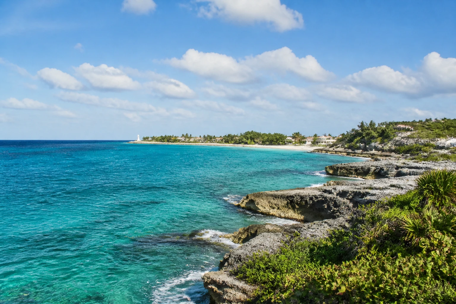 Representative island destination view: Isla Mujeres, Mexico; coastline and regional vegetation, not an exact landmark photograph.