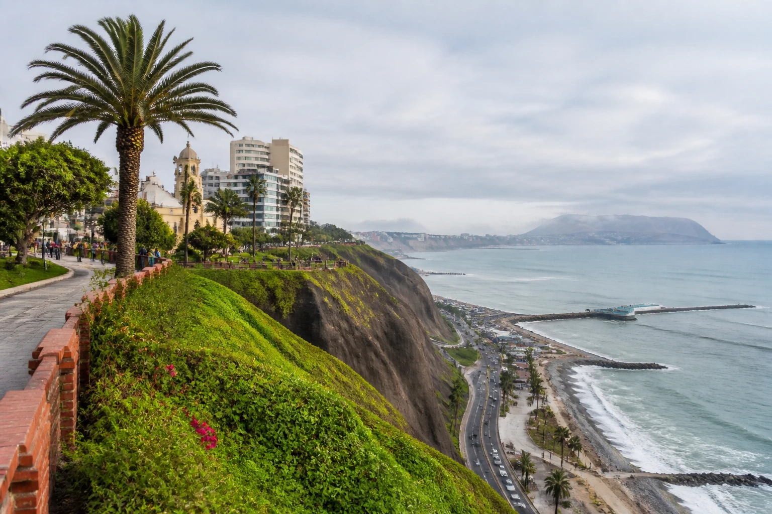 Representative city destination view: Lima, Peru; passenger waterfront and harbor water, not an exact landmark photograph.