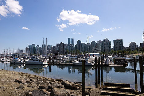 Vancouver Skyline, a destination or experience featured on the Majestic Rockies Globus tour