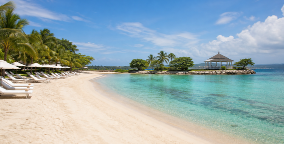 Representative beach imagery for a Sandals Royal Caribbean destination wedding in Jamaica