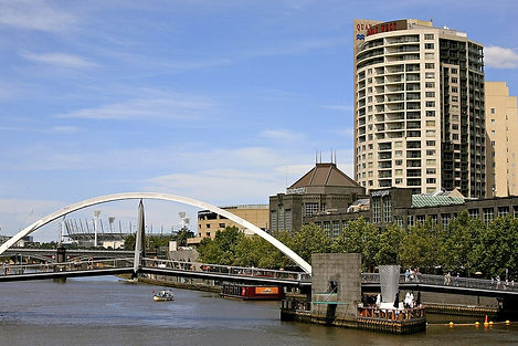 Melbourne Skyline and Yarra River, a destination or experience featured on the Australia's Culture & Coastlines Globus tour