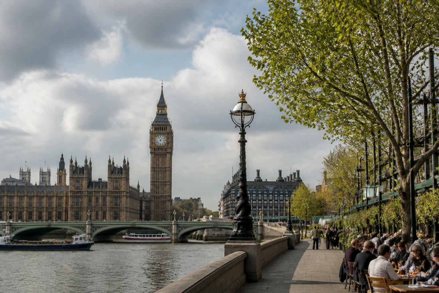 Representative city destination view: London, United Kingdom; local streetscape and regional architecture, not an exact landmark photograph.