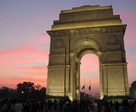 India Gate in Delhi, India, a destination or experience featured on the Icons of India: The Taj, Tigers and Beyond tour