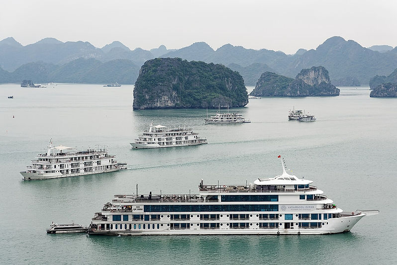 Ha Long Bay, Vietnam, a destination or experience featured on the Alluring Vietnam and the Temples of Angkor with Bangkok Globus tour