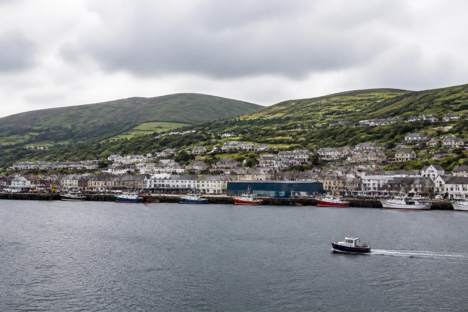 Representative cruise port destination view: Killybegs, Ireland; passenger waterfront and harbor water, not an exact landmark photograph.