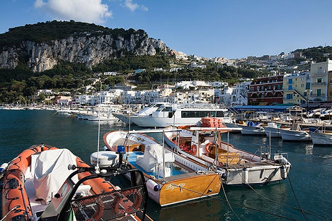 Capri and Marina Grande, a destination or experience featured on the The Best of Italy Globus tour