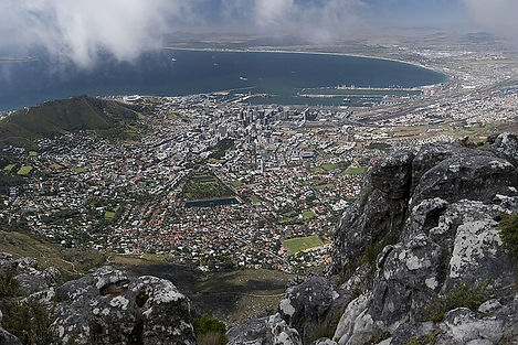 Table Mountain in Cape Town, a destination or experience featured on the Splendors of South Africa & Victoria Falls with Botswana Globus tour