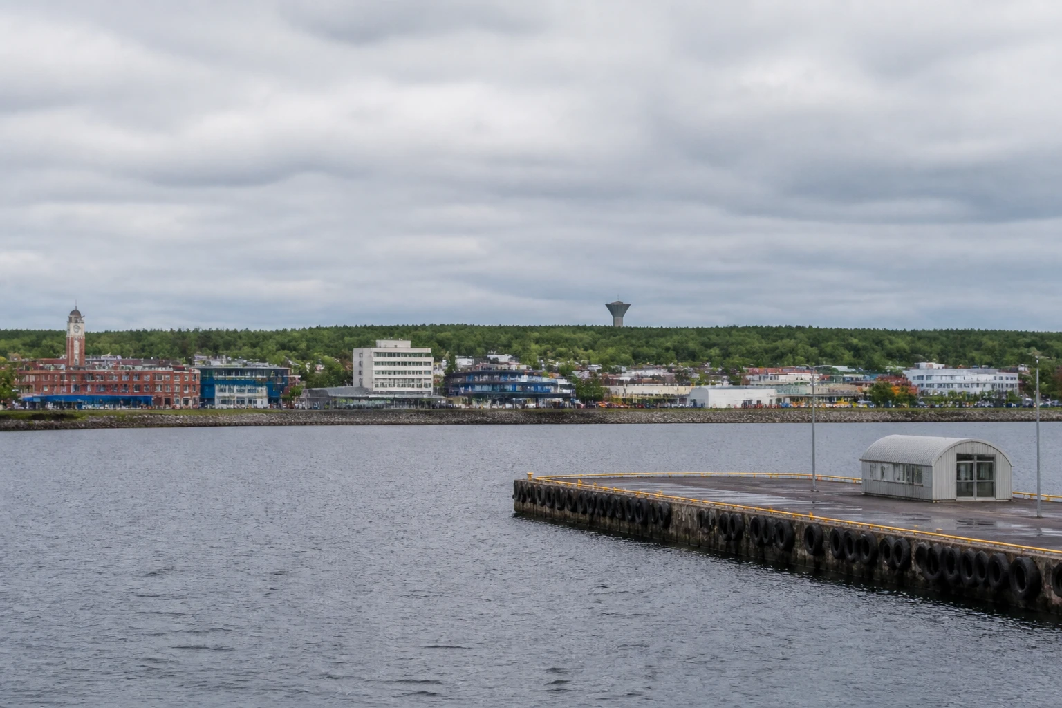 Representative cruise port destination view: Kemi, Finland; passenger waterfront and harbor water, not an exact landmark photograph.