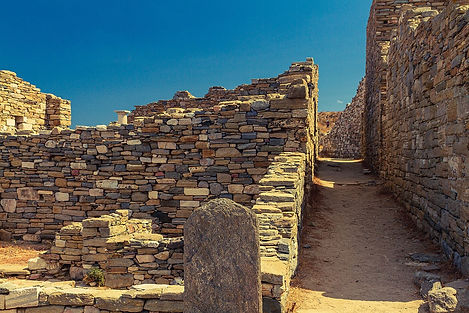 Ancient Delos, a destination or experience featured on the Legendary Greece with Jewels of the Cyclades Cruise Globus tour