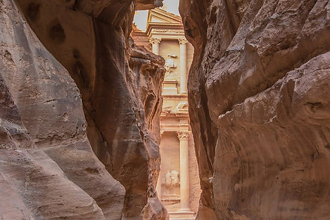 Petra, Jordan, a destination or experience featured on the Jordan Escape and Iconic Arabia 7-Night Cruise Globus tour