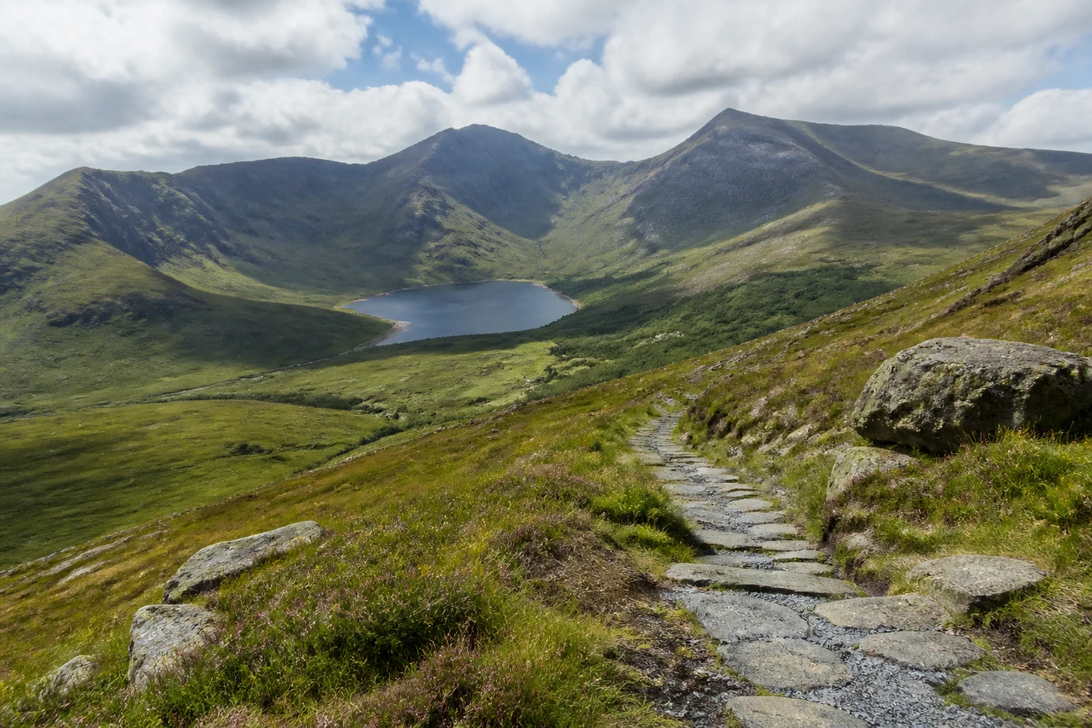 Representative national park destination view: Eryri and Snowdonia, United Kingdom; protected terrain and native vegetation, not an exact landmark photograph.