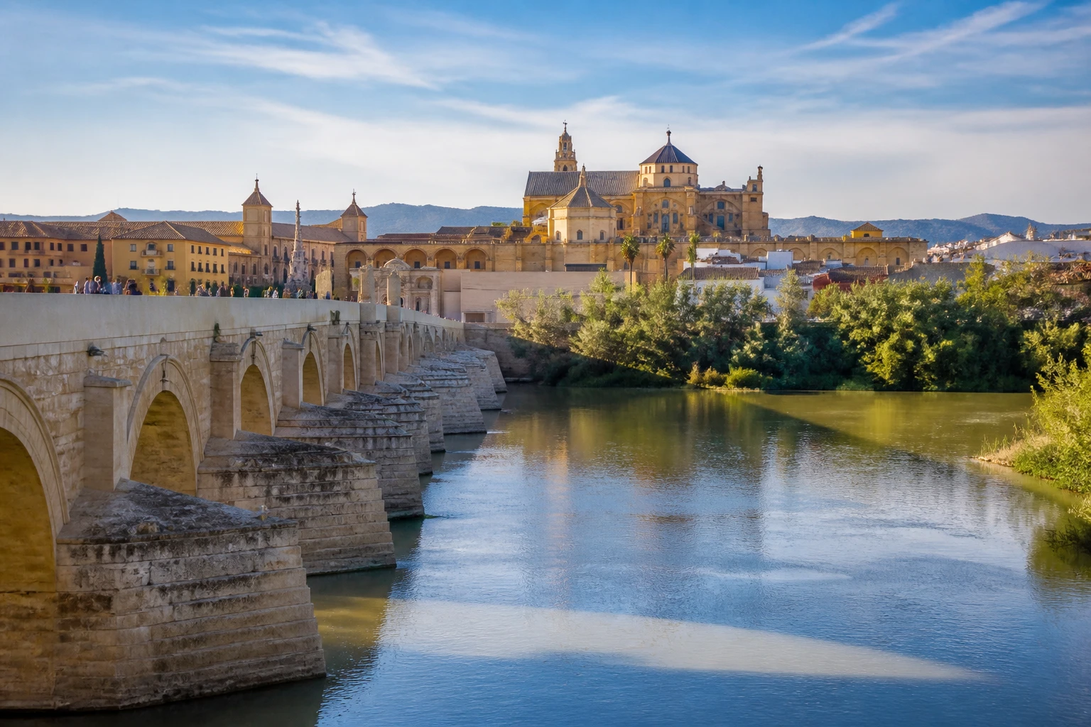Representative historic city destination view: Cordoba, Spain; heritage-scale streetscape and regional architecture, not an exact landmark photograph.