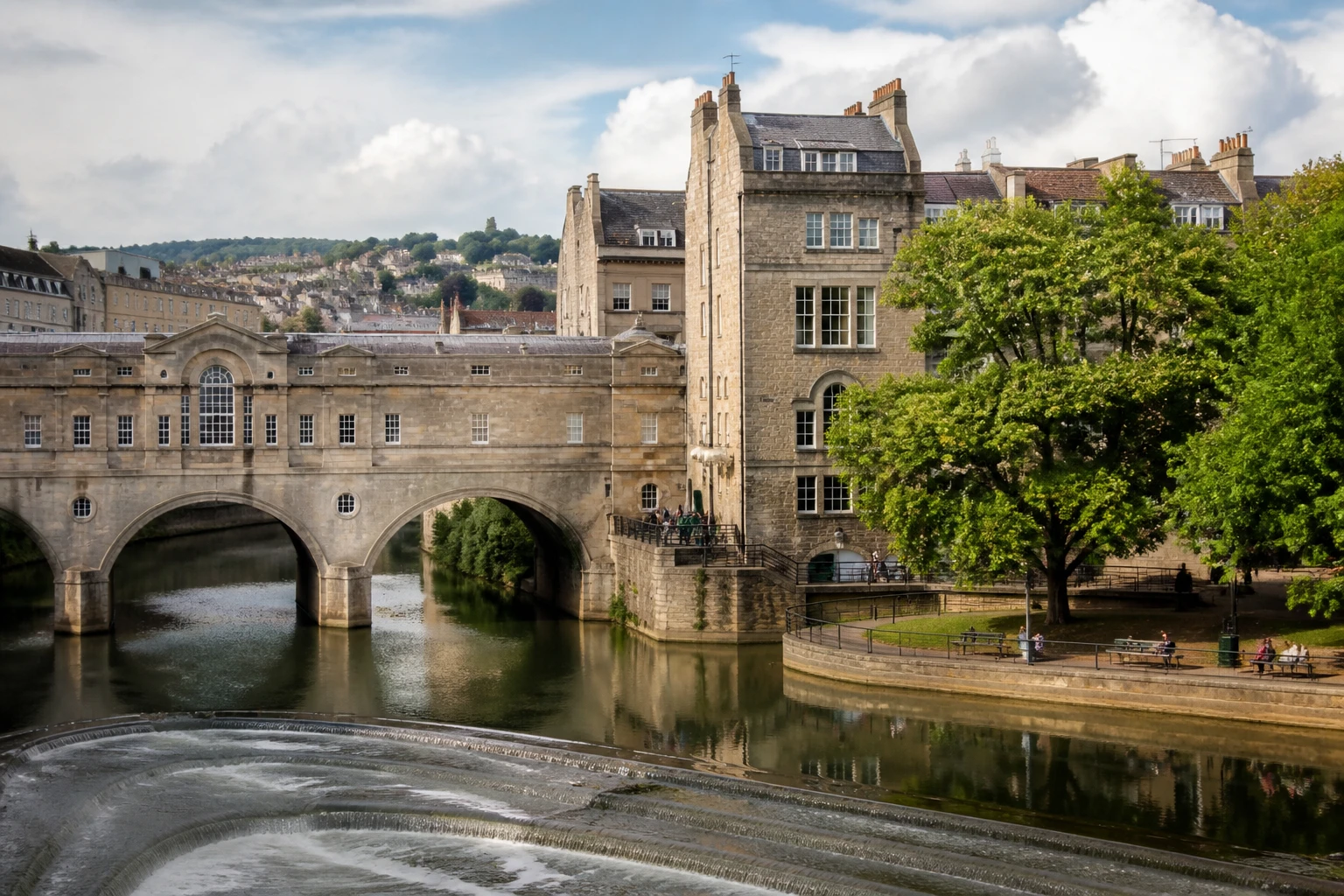 Representative historic city destination view: Bath, United Kingdom; heritage-scale streetscape and regional architecture, not an exact landmark photograph.