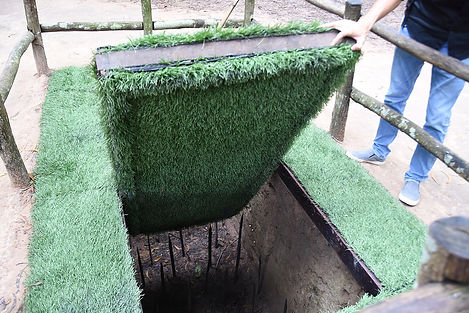 Cu Chi Tunnels, a destination or experience featured on the Alluring Vietnam and the Temples of Angkor with Bangkok Globus tour