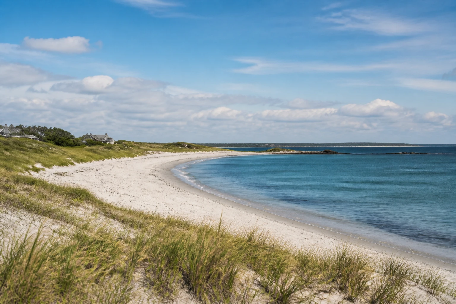 Representative coastal destination view: Cape Cod, United States; coastline and regional vegetation, not an exact landmark photograph.