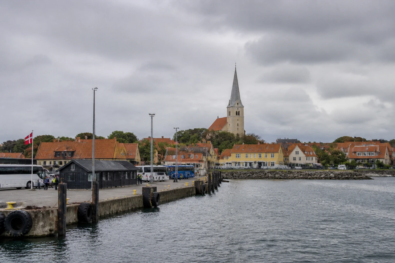 Representative cruise port destination view: Skagen, Denmark; passenger waterfront and harbor water, not an exact landmark photograph.