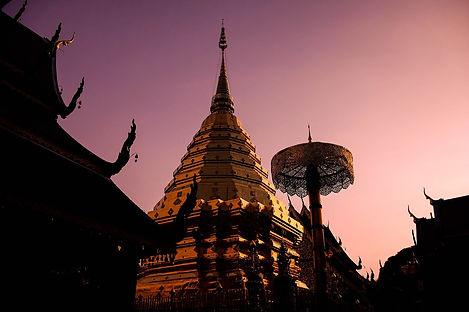 Wat Phra That Doi Suthep above Chiang Mai, Thailand, a destination or experience featured on the Independent Thailand: Bangkok, the Beach and Beyond tour