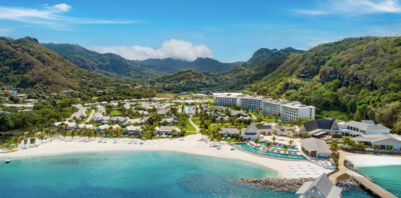 Representative resort setting imagery for a Sandals Saint Vincent and the Grenadines destination wedding in Saint Vincent and the Grenadines
