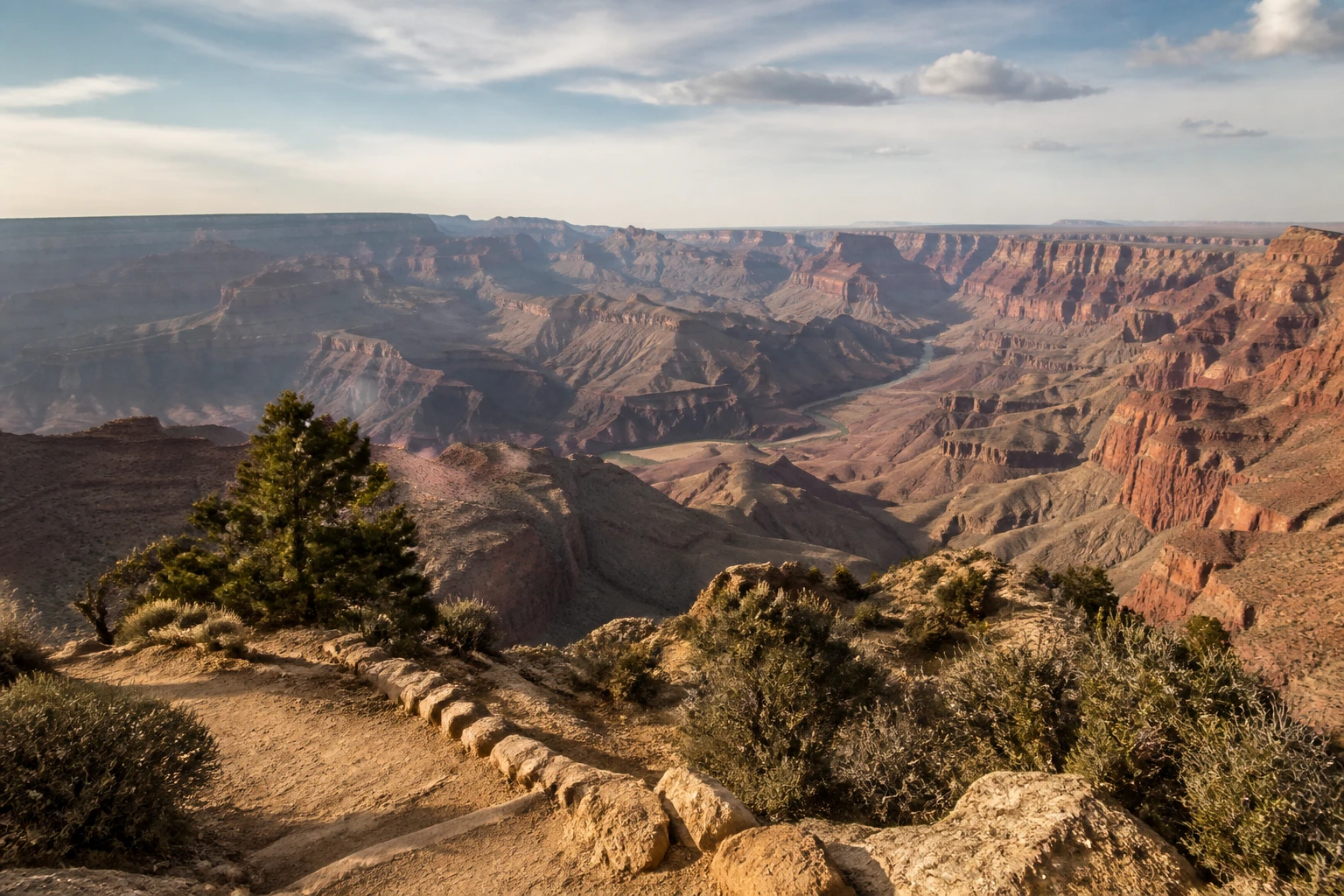 Representative national park destination view: Grand Canyon, United States; protected terrain and native vegetation, not an exact landmark photograph.