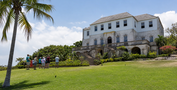 Representative view of Rose Hall Great House for destination wedding guests staying at Sandals Royal Caribbean