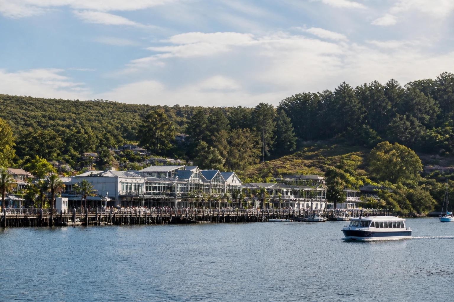 Representative cruise port destination view: Port Arthur, Australia; passenger waterfront and harbor water, not an exact landmark photograph.