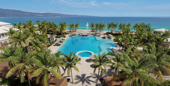 Representative resort setting imagery for a Sandals South Coast destination wedding in Jamaica