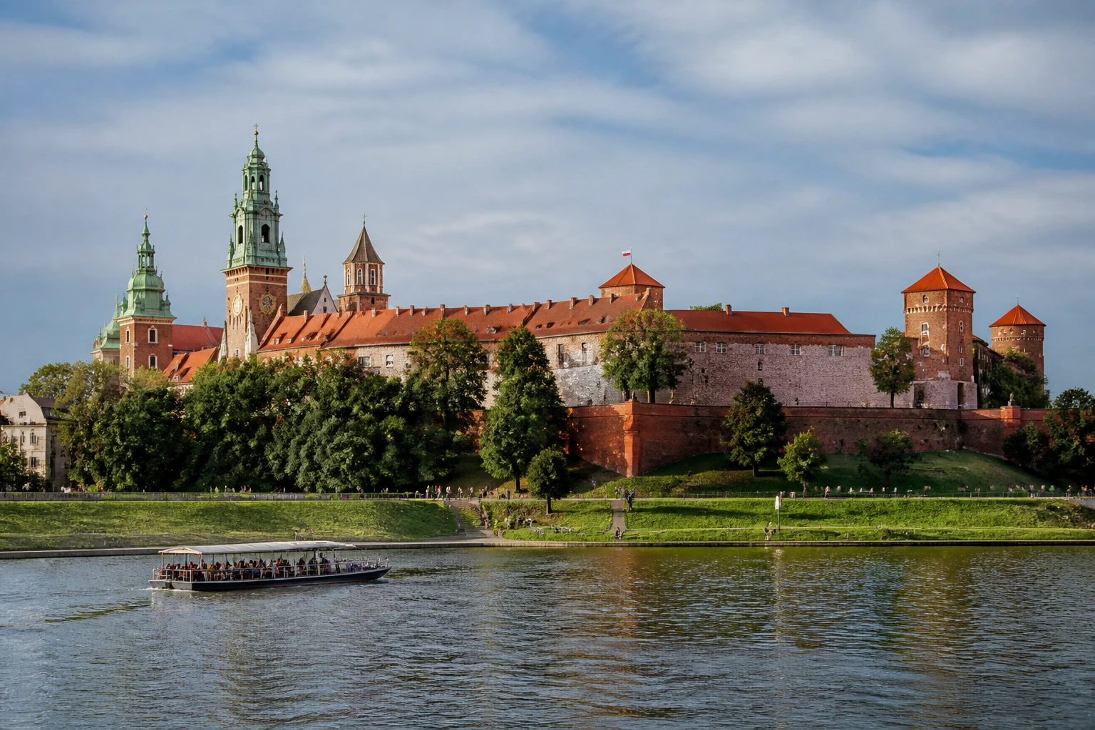 Representative historic city destination view: Krakow, Poland; heritage-scale streetscape and regional architecture, not an exact landmark photograph.