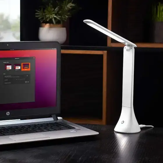 Miniatura: lámpara LED con espacio para impresión de logo