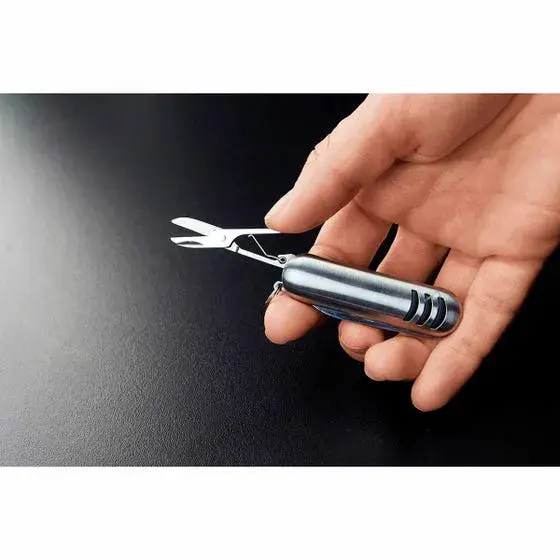 Miniatura: navaja portátil metálica con accesorios