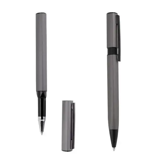 Set Fayun personalizado con bolígrafo y roller pen en estuche elegante